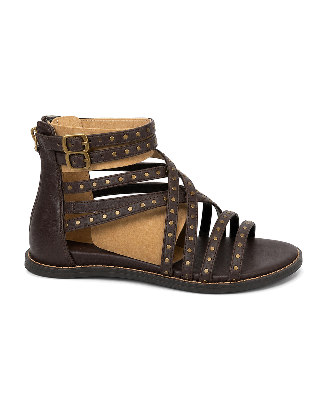Vince Camuto Claire Leather Studded Gladiator Sandals - view 2