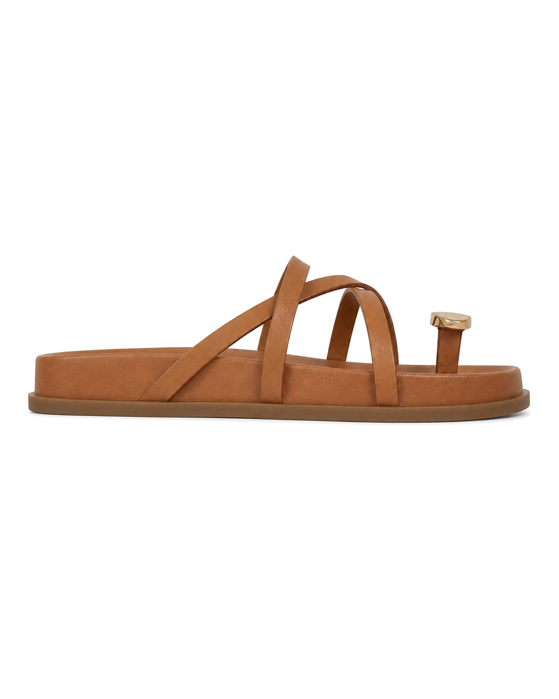 Marc Fisher Braidey Strappy Flat Leather Sandal - view 2