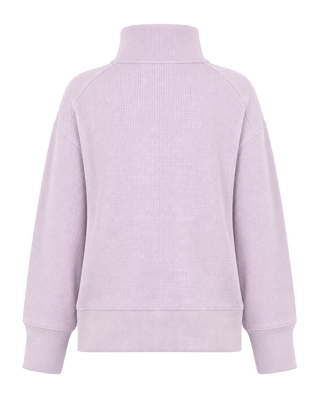 Negative Waffle Knit Pullover in Lilac - view 2