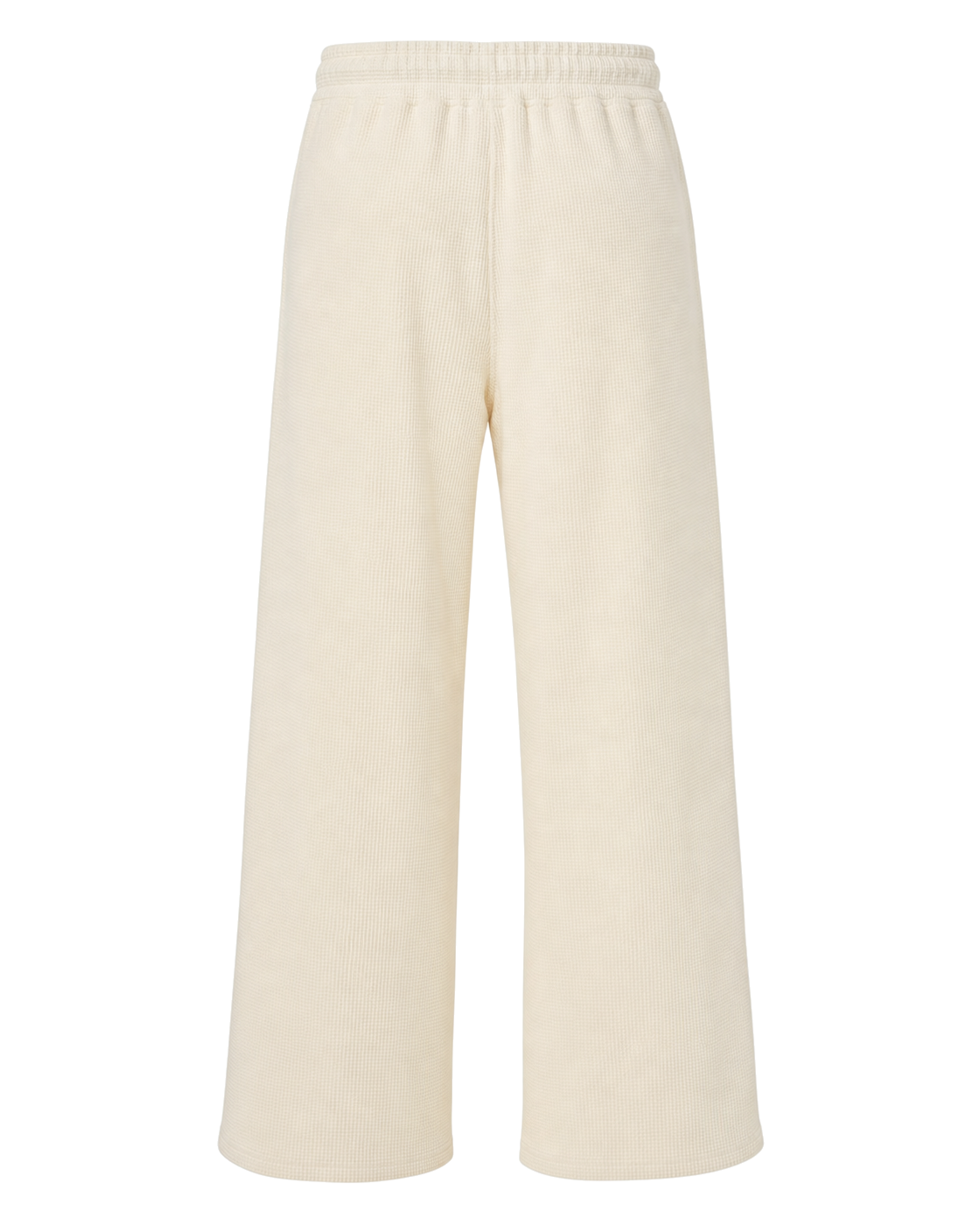 Negative Waffle Knit Track Pant in Cream - view 2