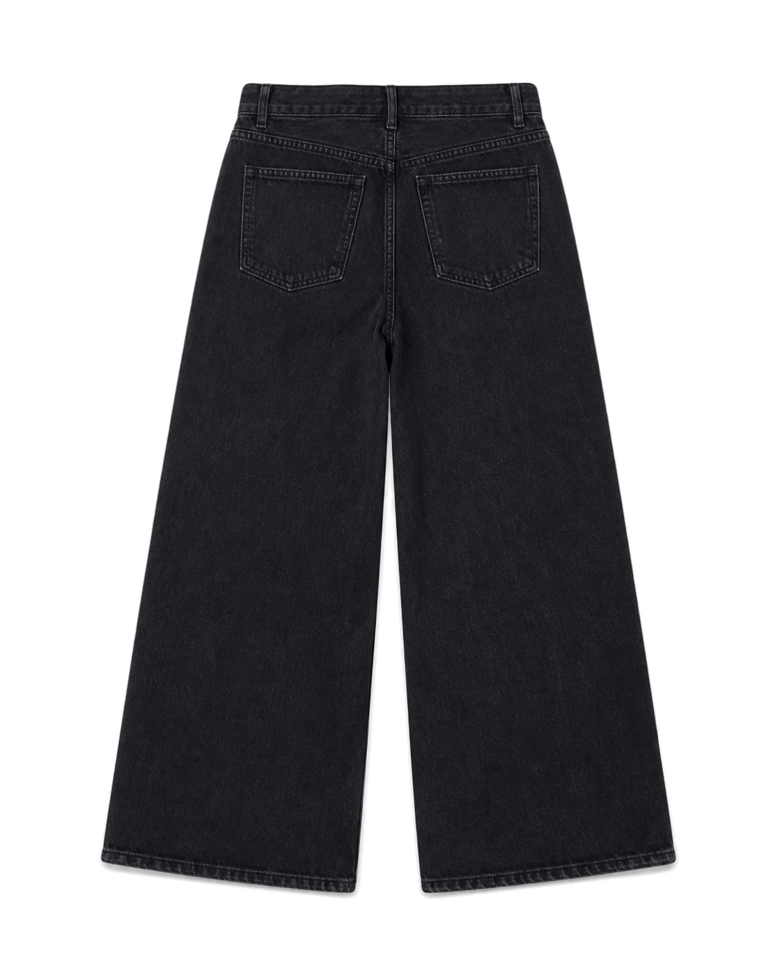 Good American GOOD SKATE CROPPED WIDE JEANS - view 2