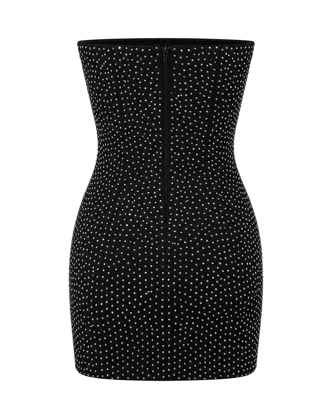 Good American CRYSTAL STRAPLESS MINI DRESS - view 2