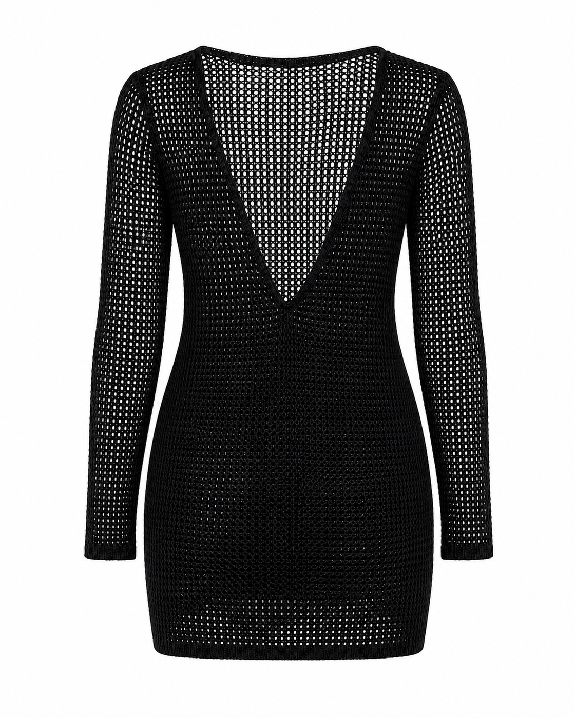 Good American CROCHET MINI DRESS