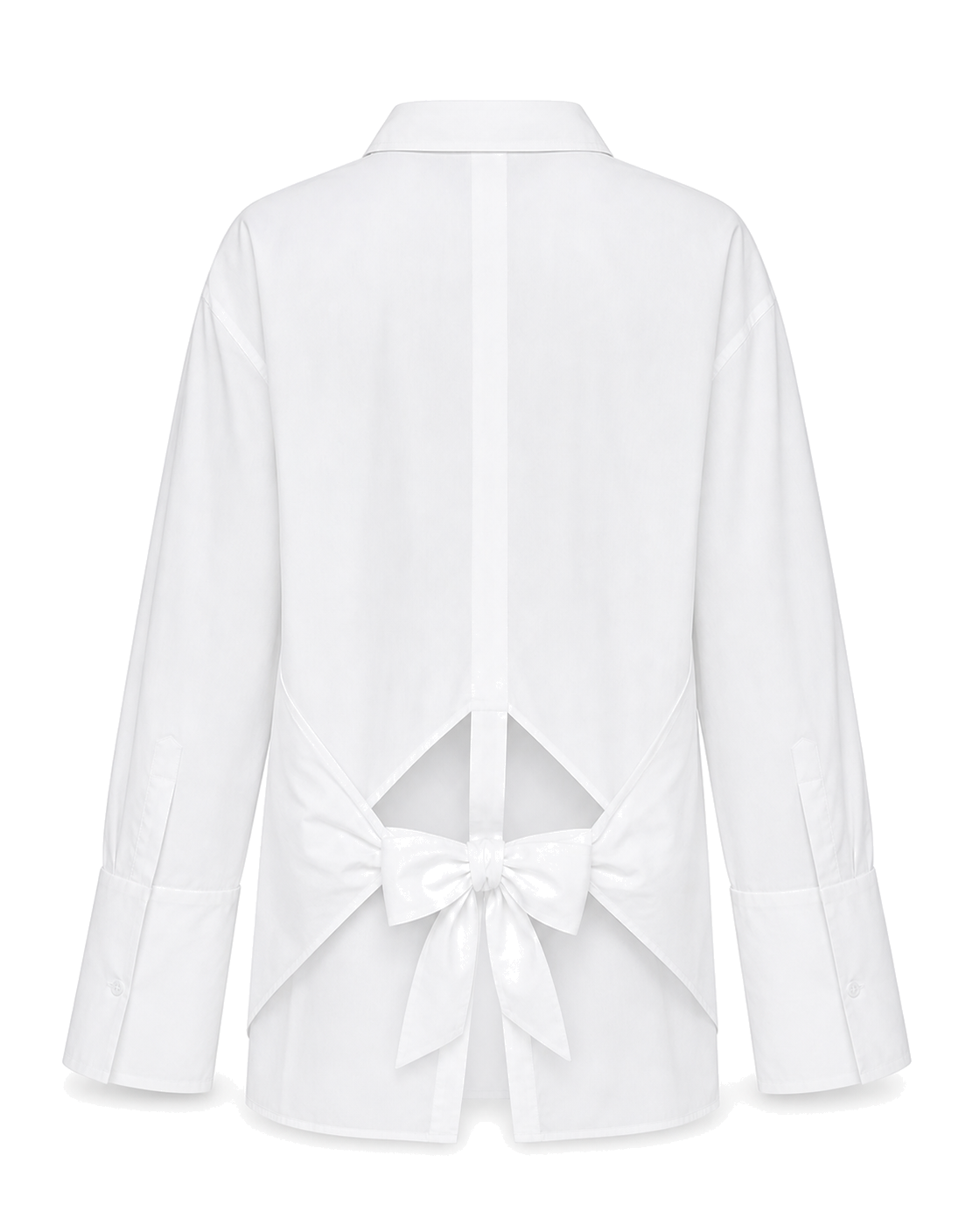 Good American POPLIN TIE BACK SHIRT - view 2