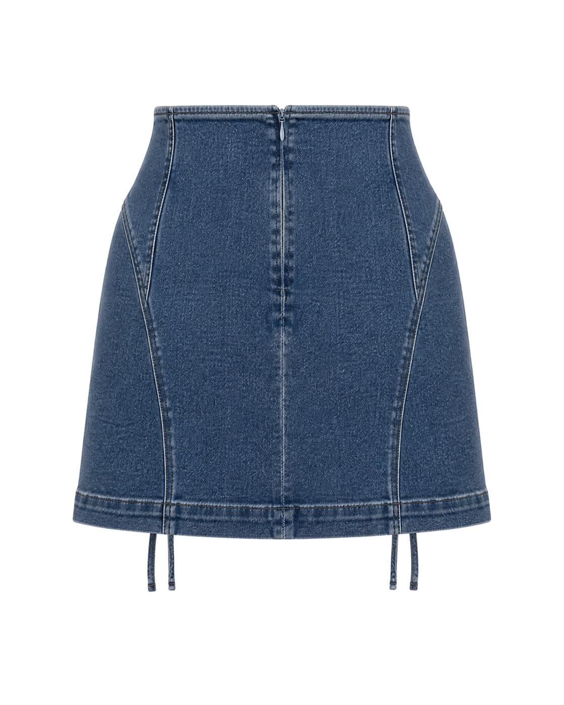 Good American DOLLY LACE UP MINI SKIRT - view 2
