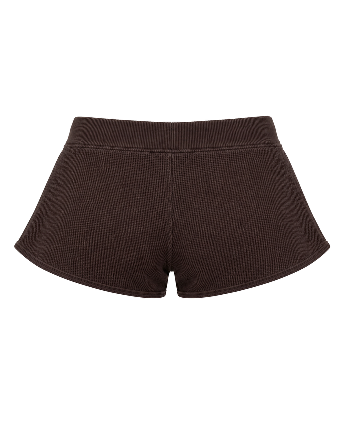 Frankie Bikini Noah Thermal Mini Shorts - Walnut - view 2