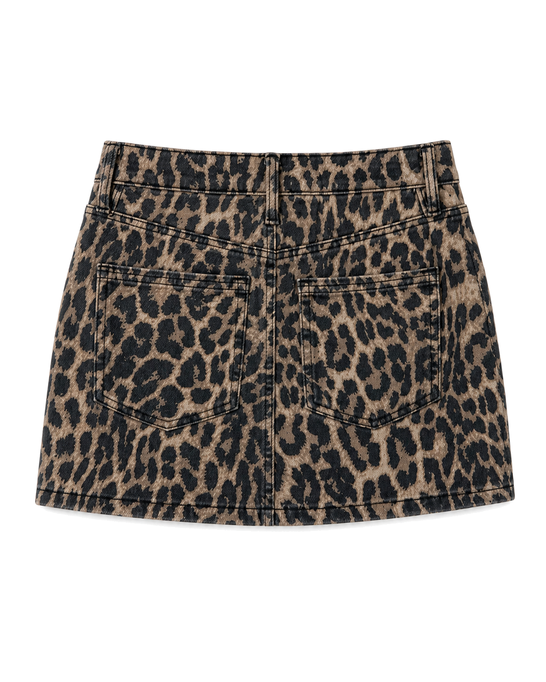 Good American LEOPARD GOOD 90S MINI SKIRT - view 2