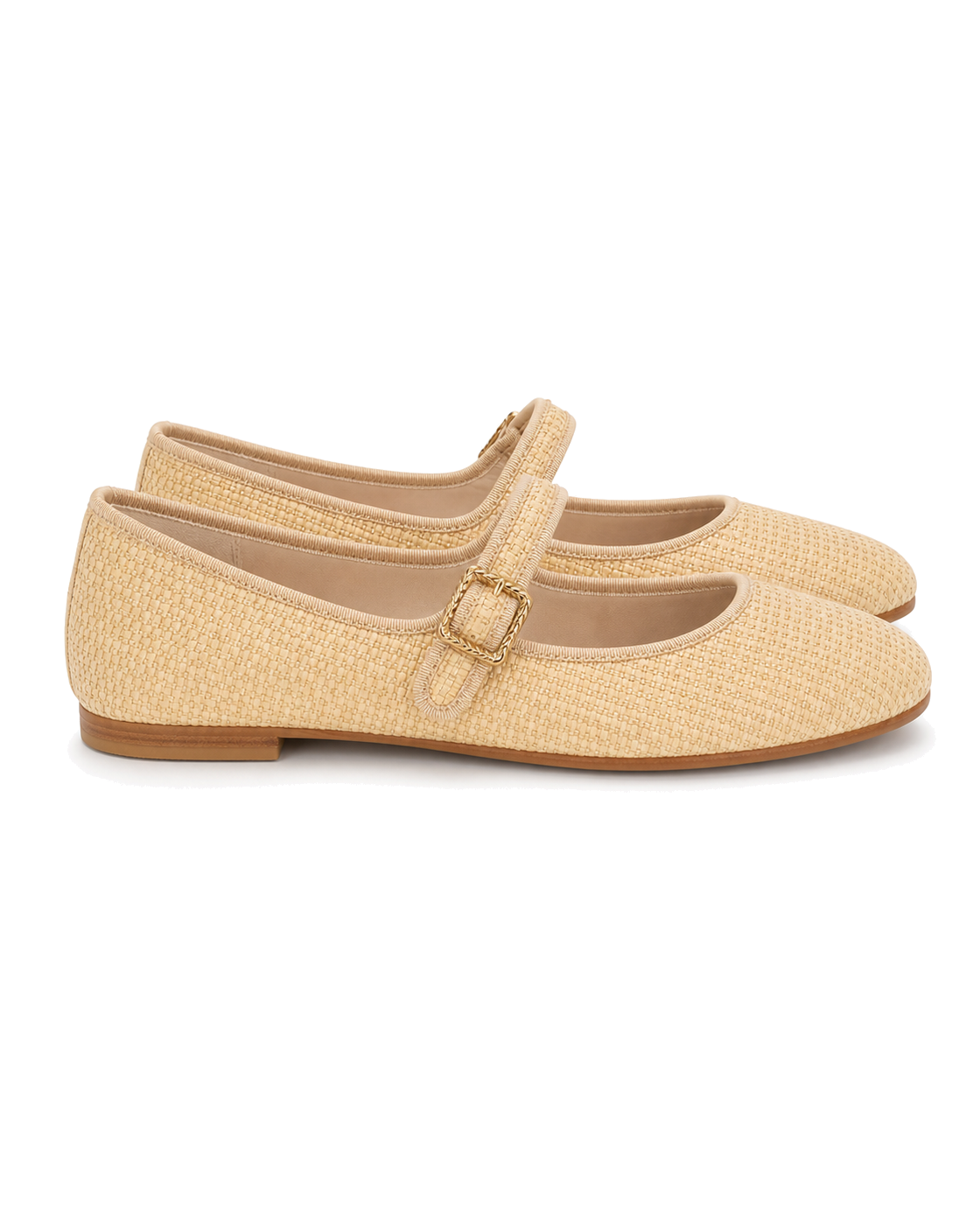 Dolce Vita Relan Ballet Flats Lt Natural Raffia - view 2