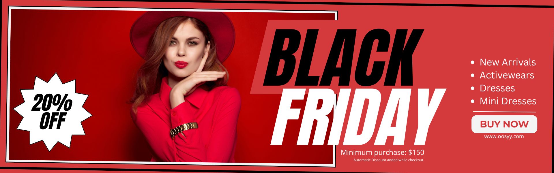 Black Friday Exclusive: 20% Off Everything at OOSY™