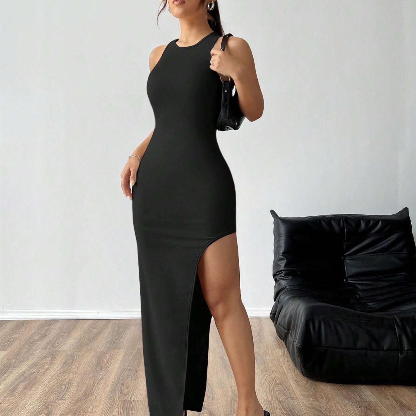 Florisole Bohemian Style Vacation Embroidered Multi-Layer Patchwork Dress For Women