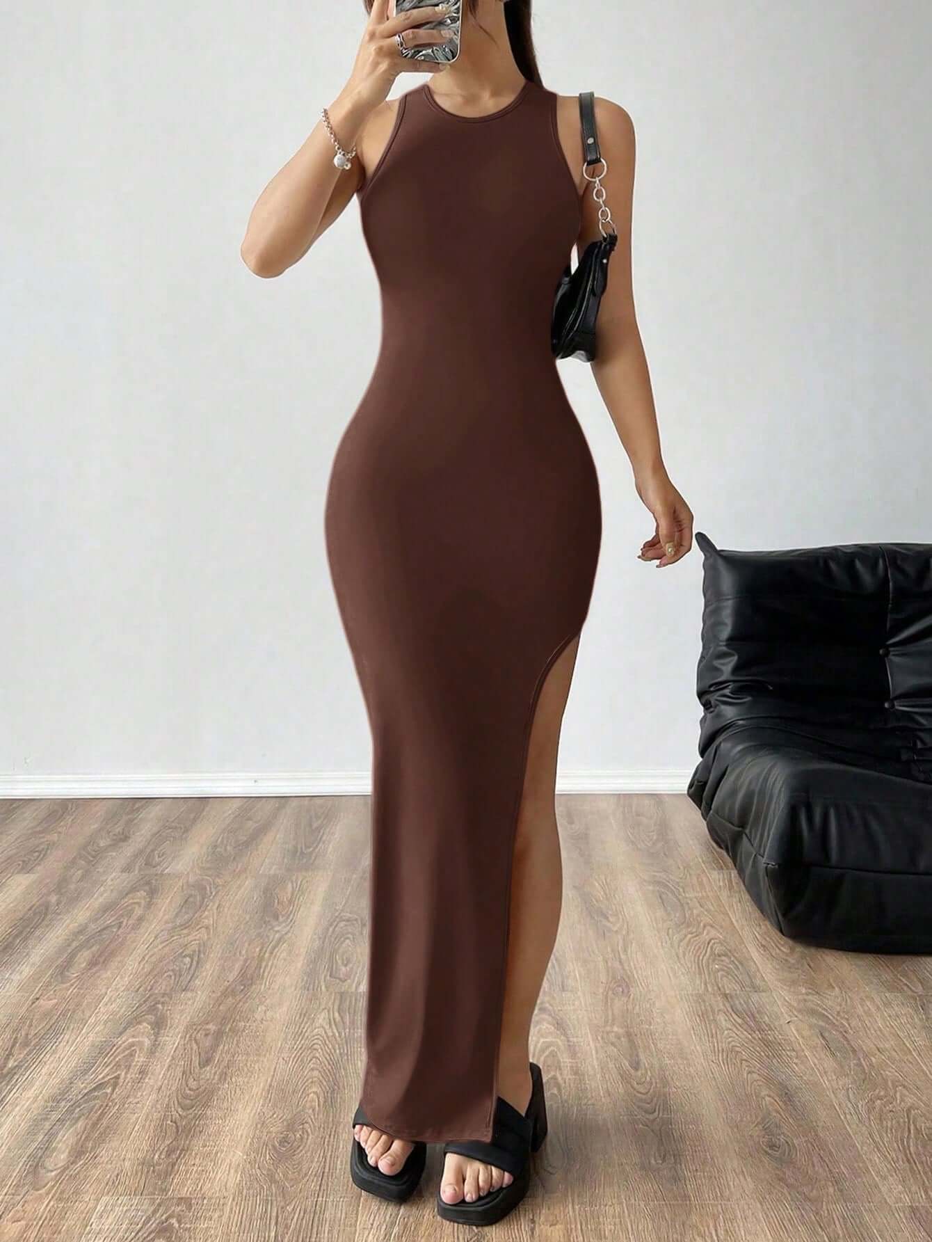 Florisole Bohemian Style Vacation Embroidered Multi-Layer Patchwork Dress For Women