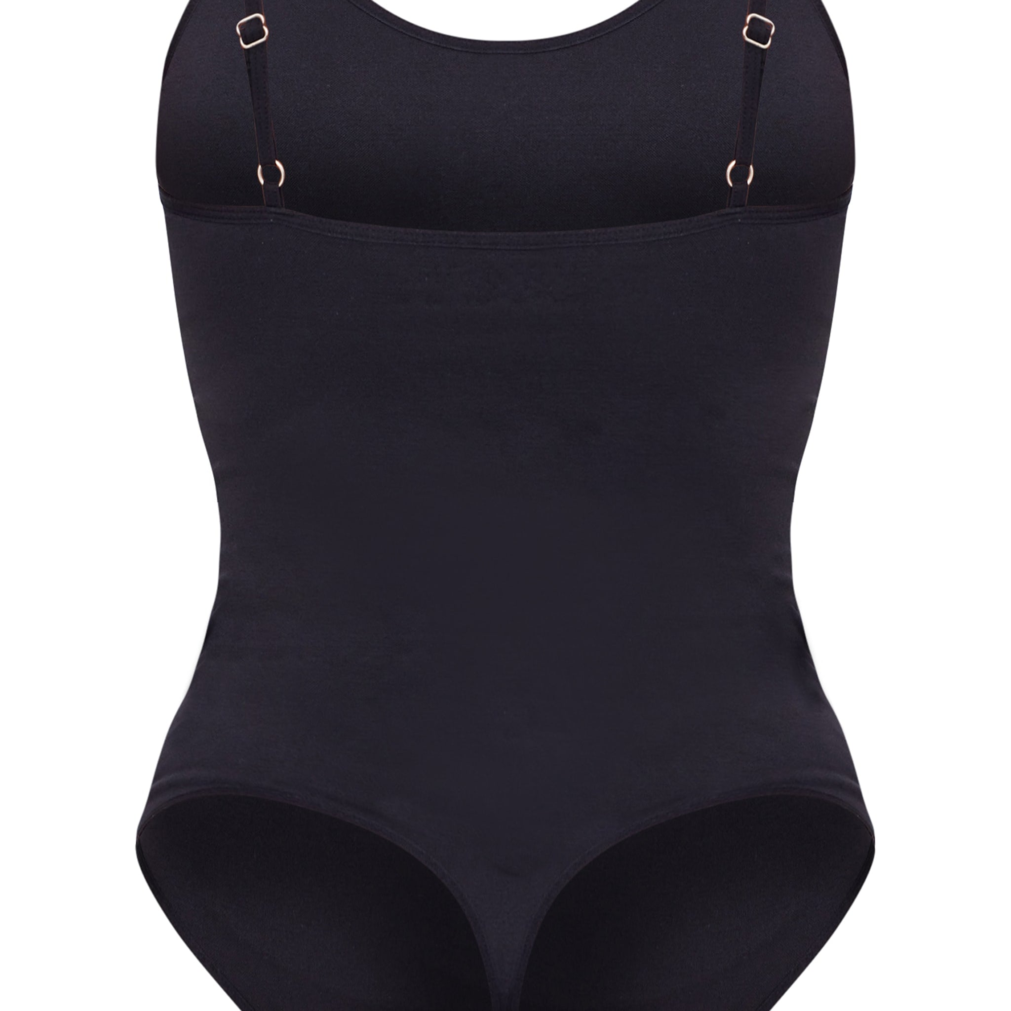 Black Shapewear Thong Bodysuit
