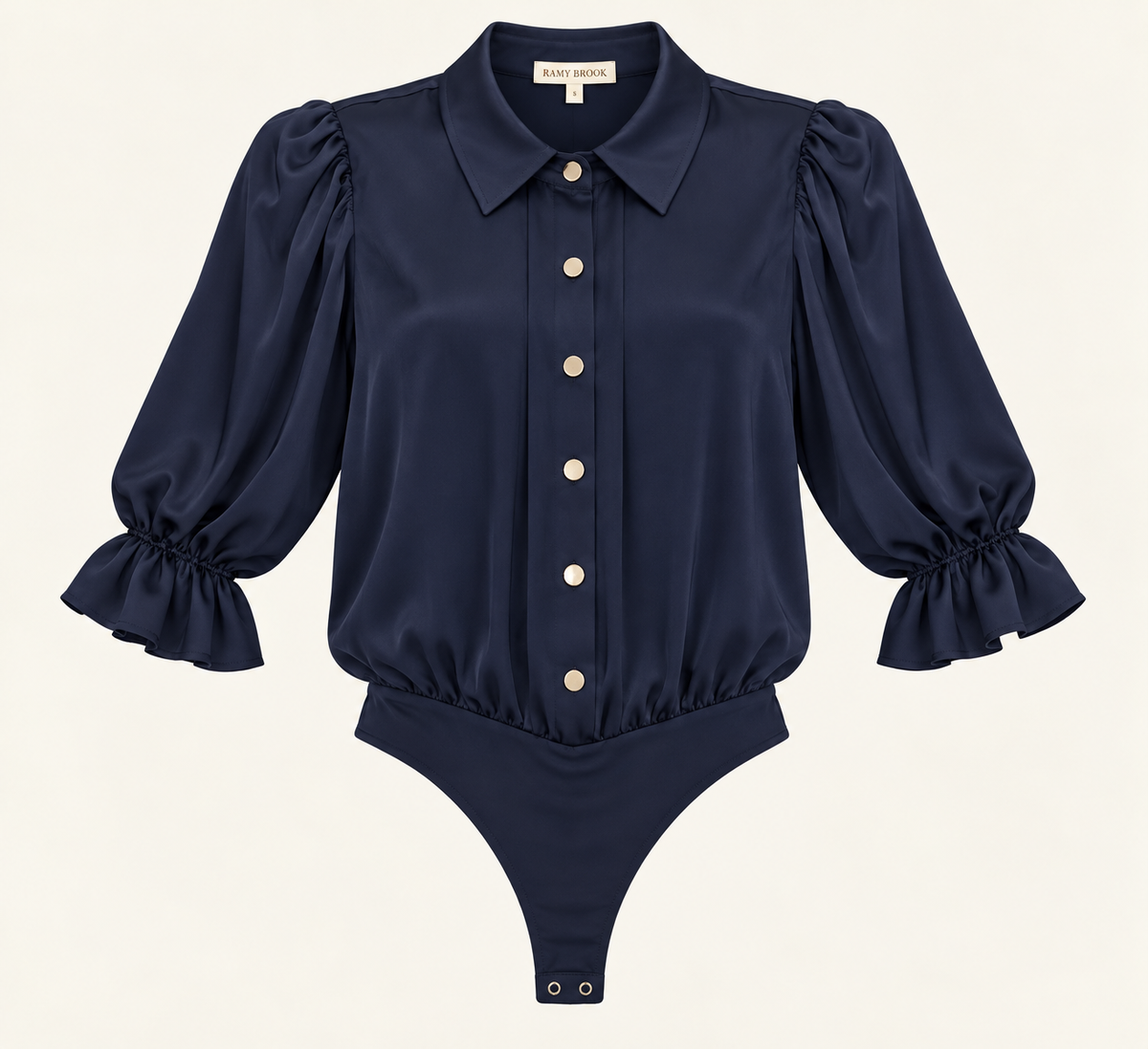 Ramy Brooke Dina Button Down Bodysuit