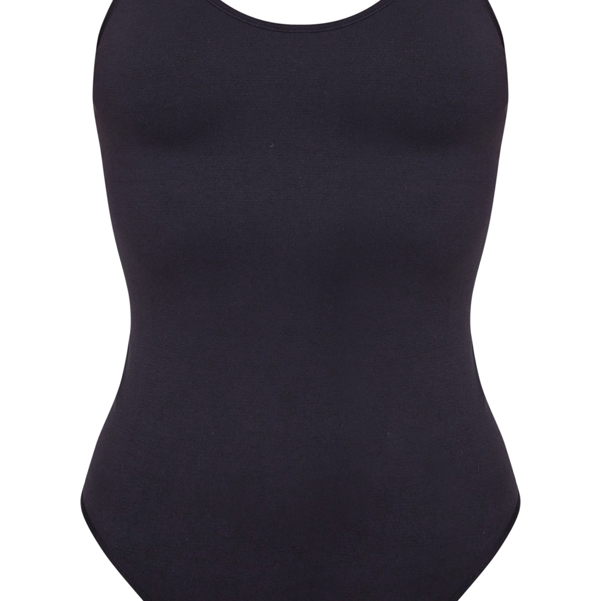 Black Shapewear Thong Bodysuit