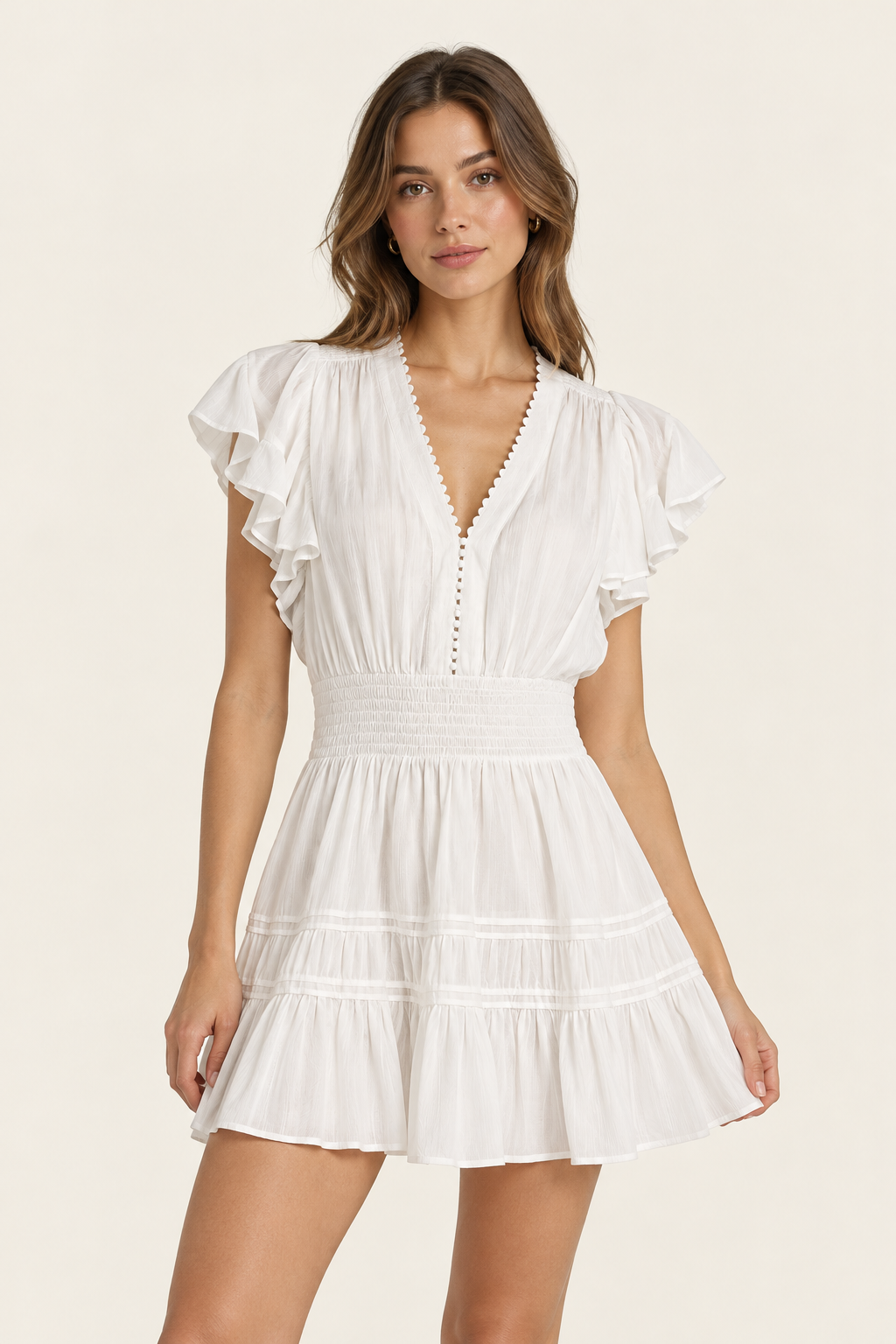 Ramy Brooke Irene Embellished Mini Dress