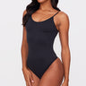 Black Shapewear Thong Bodysuit