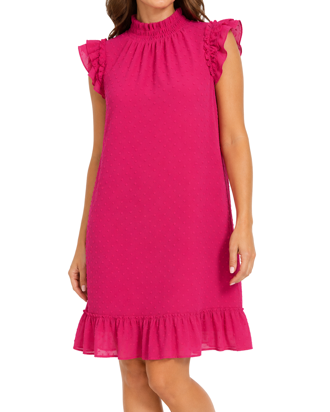 CeCe Bright Rose Pink Dress - view 3