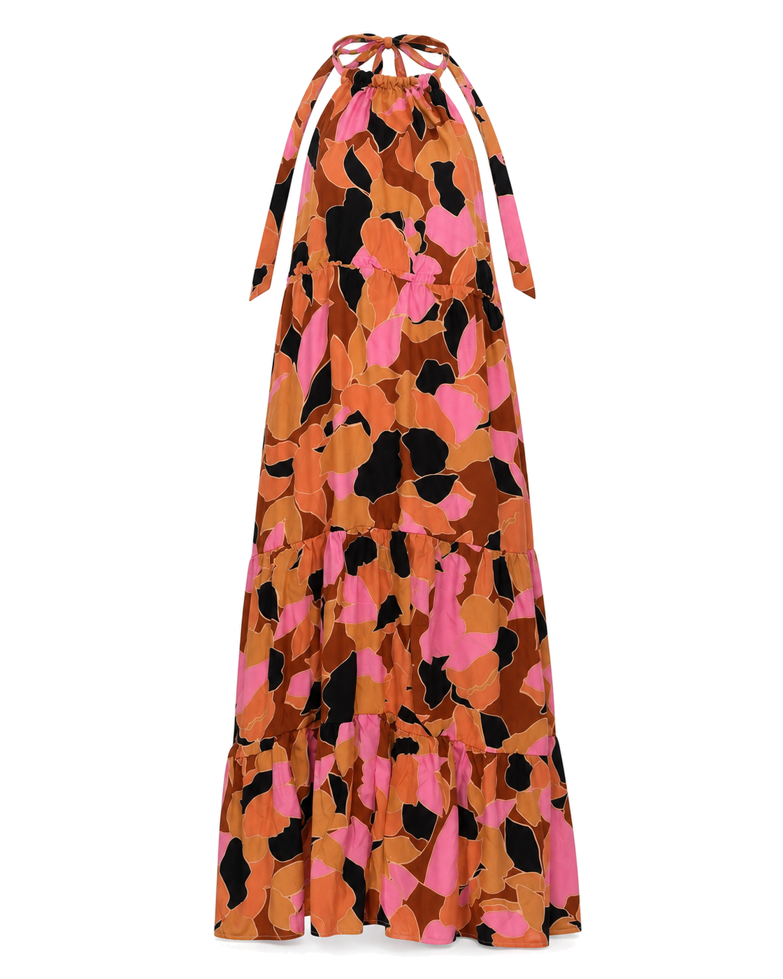 Sanctuary Sugarlips Charly Abstract Solita Halter Maxi Dress - view 1