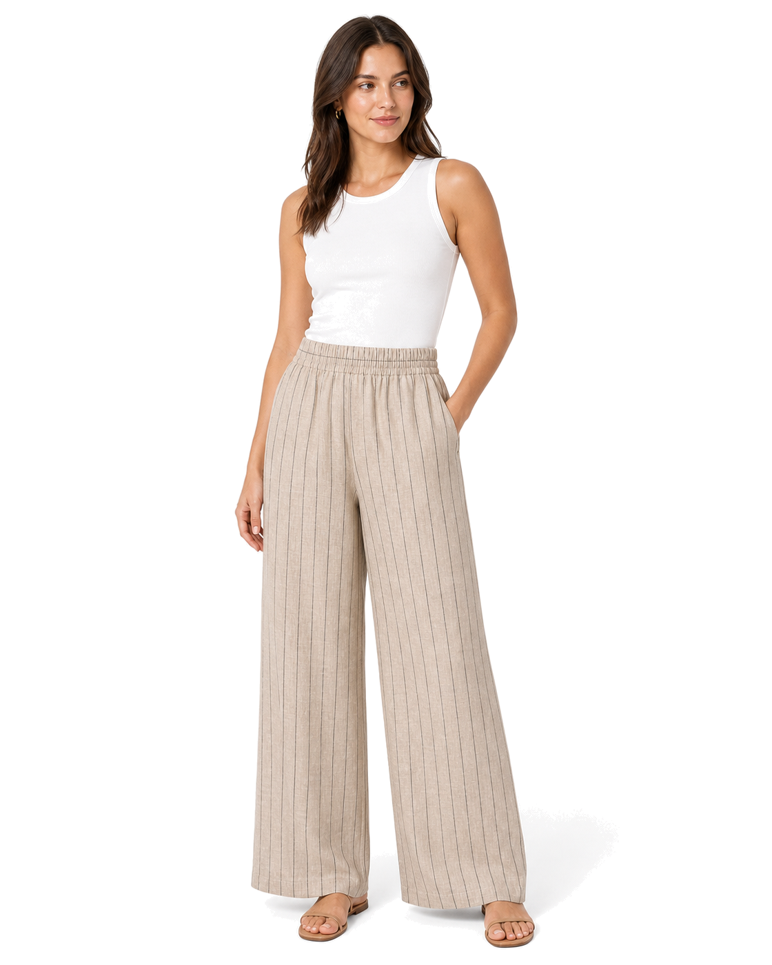 Sanctuary Wide Leg Lined-Blend Pants - view 3