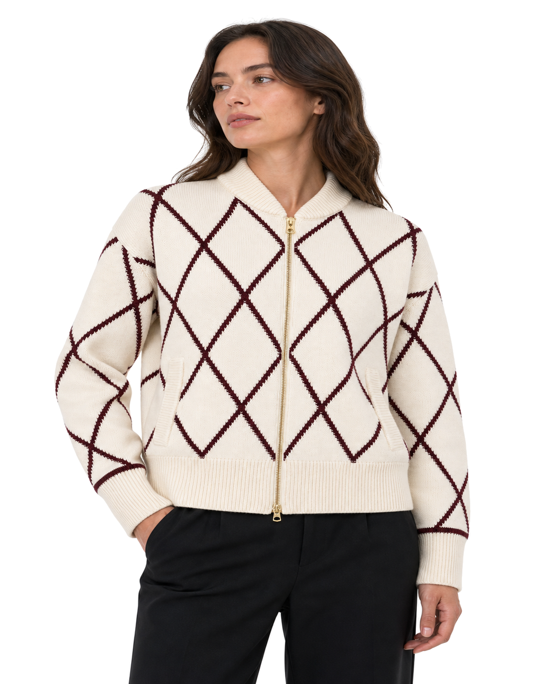 Varley Nile Diamond Knit Jacket - view 3