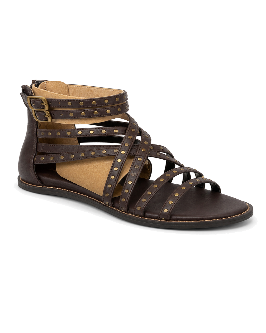 Vince Camuto Claire Leather Studded Gladiator Sandals - view 1