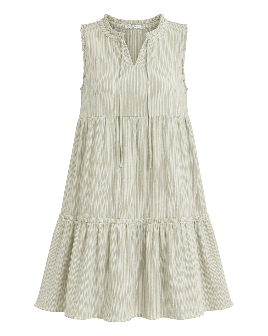 Modobom green and white striped dress - view 1