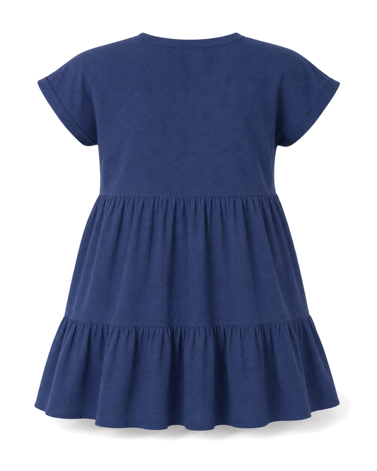 Southern Tide Seven seas blue w Colette Swiss dot dress - view 2