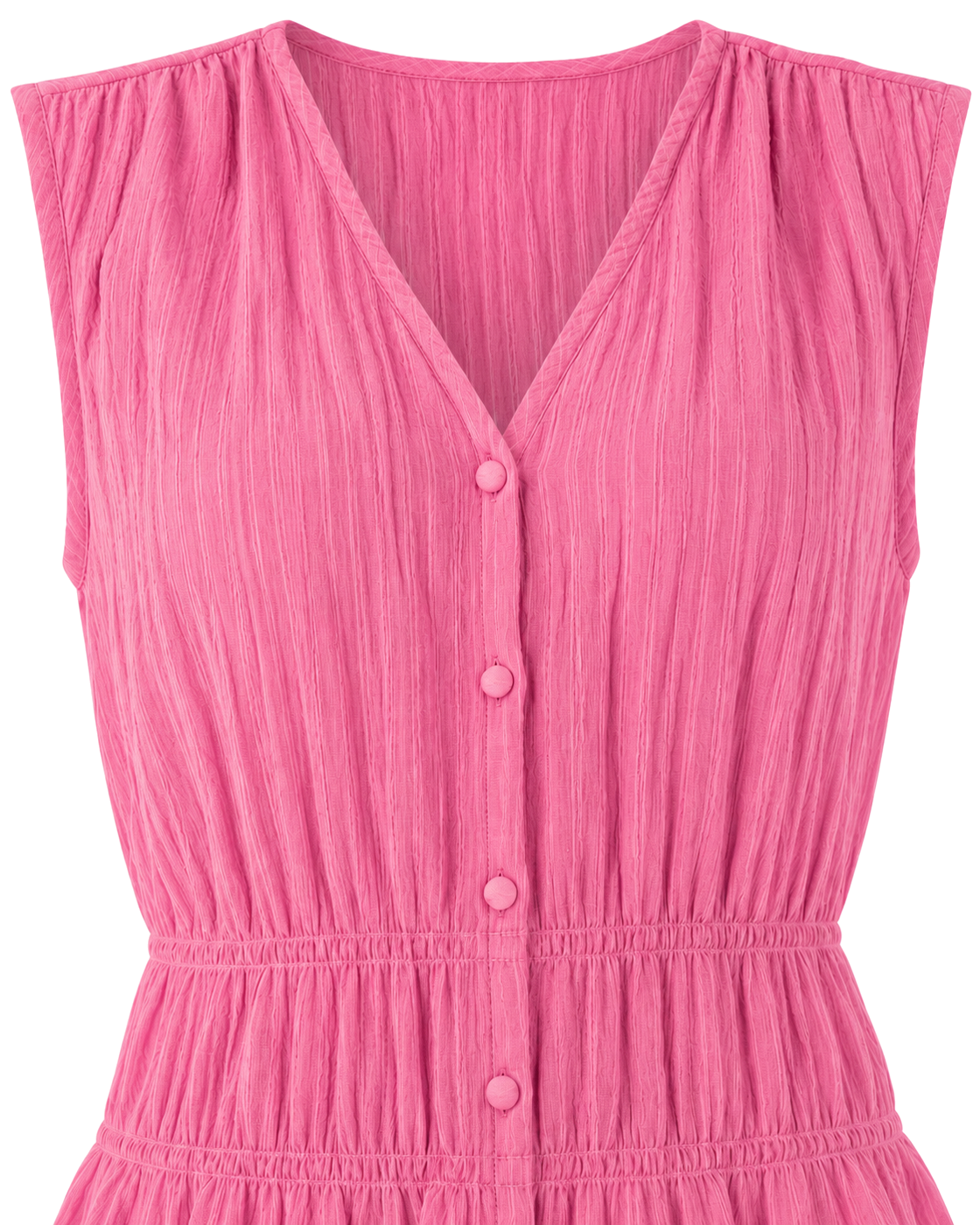 Sanctuary Pink blouse with vertical stripes - view 3