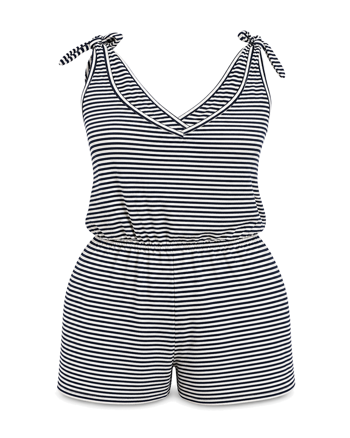 Southern Tide Women’s Chic Striped Knit Romper - view 1