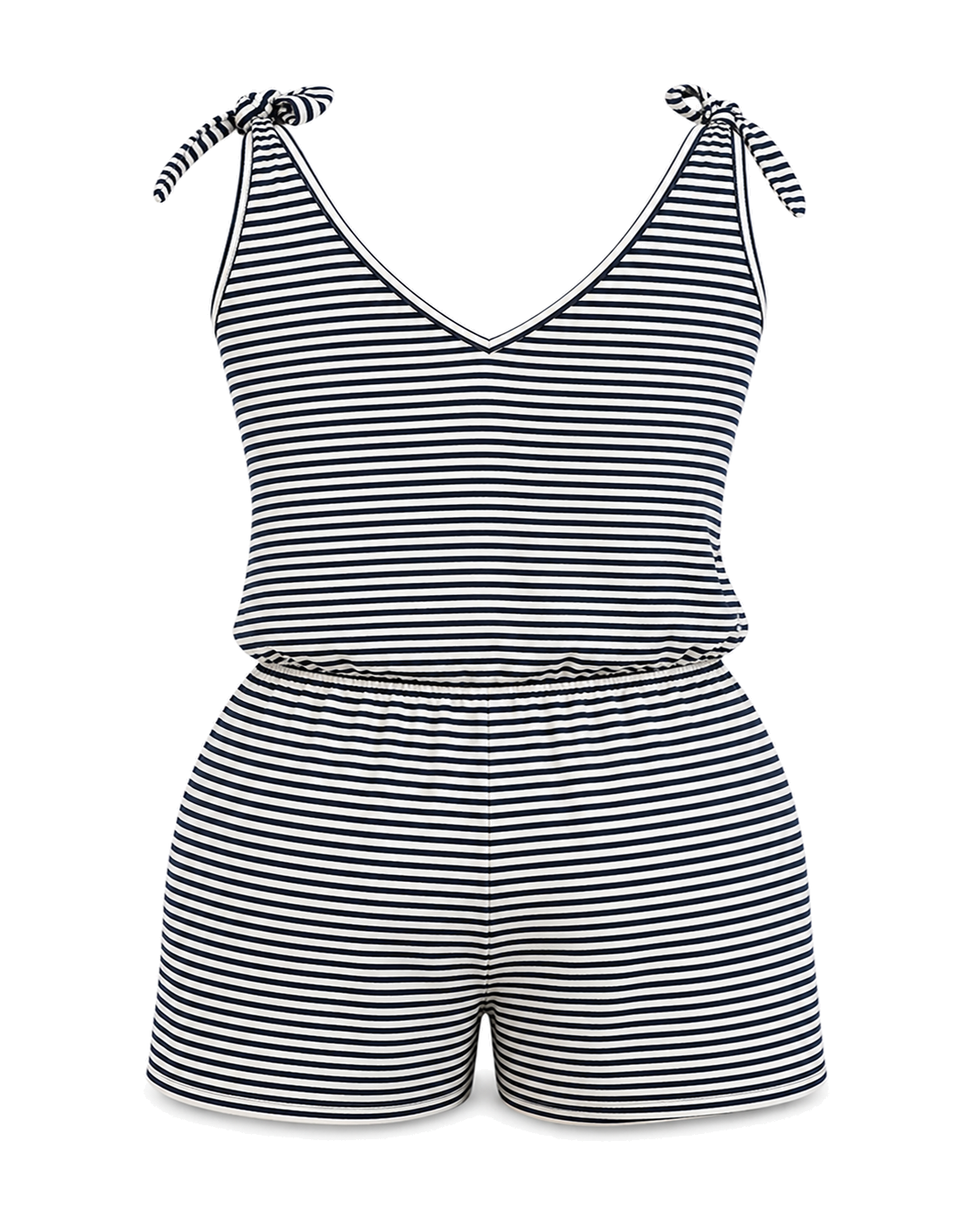 Southern Tide Women’s Chic Striped Knit Romper - view 2