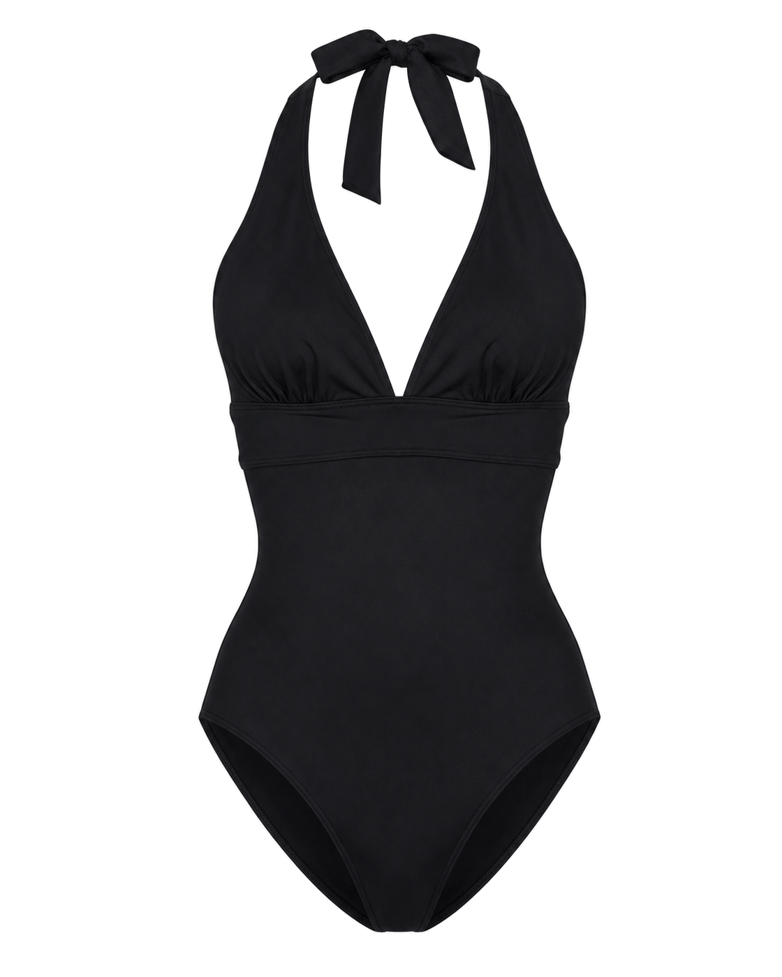 SPANX SPANXsculpt™ Swim Halter One Piece | Very Black - view 1