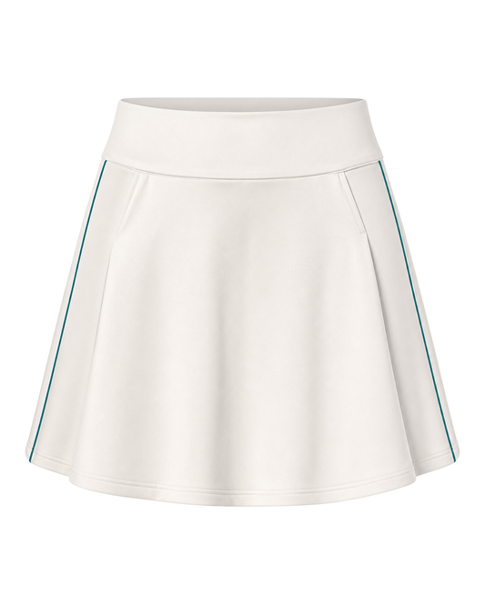 SPANX SPANX AirEssentials® Contrast Piping Skort, 15" | Powder - view 1