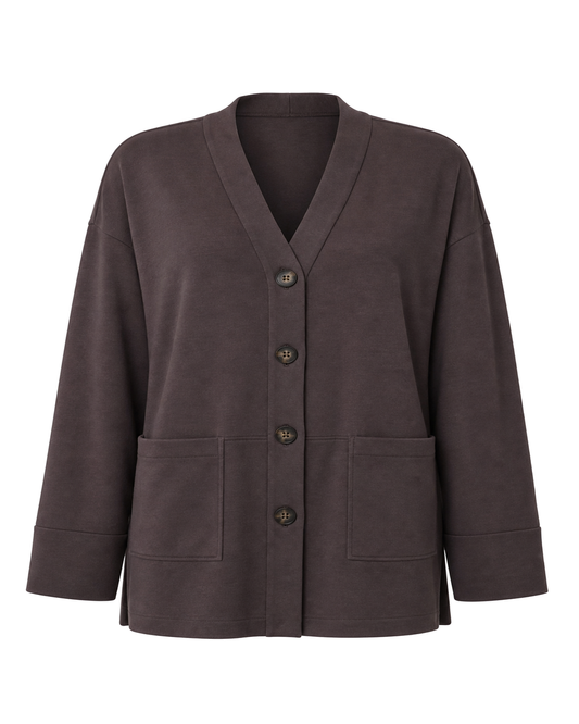 SPANX SPANX AirEssentials® Cardigan | Dark Cacao - view 1