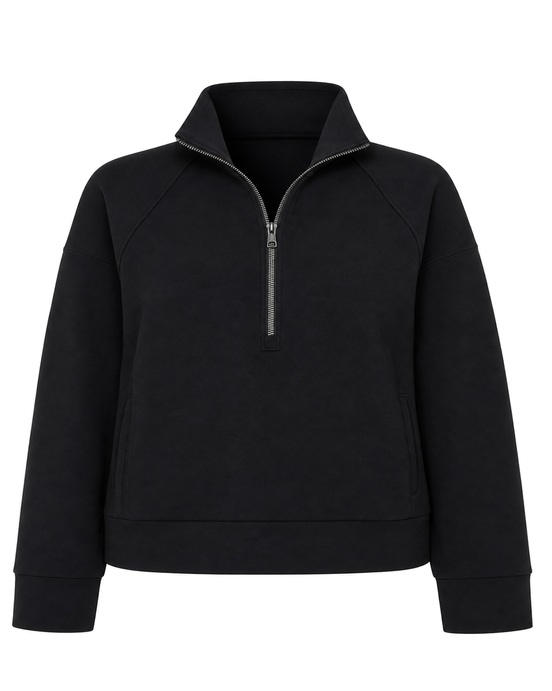 SPANX AirEssentials® Half Zip | Very Black - view 1