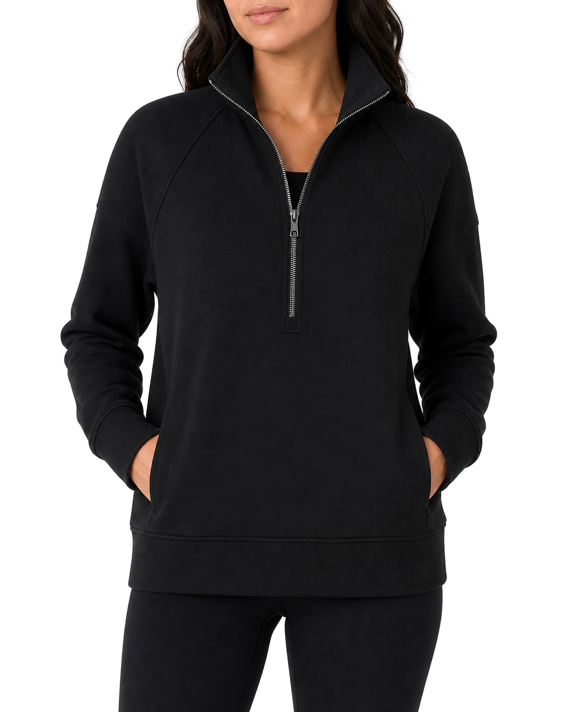 SPANX AirEssentials® Half Zip | Very Black - view 3