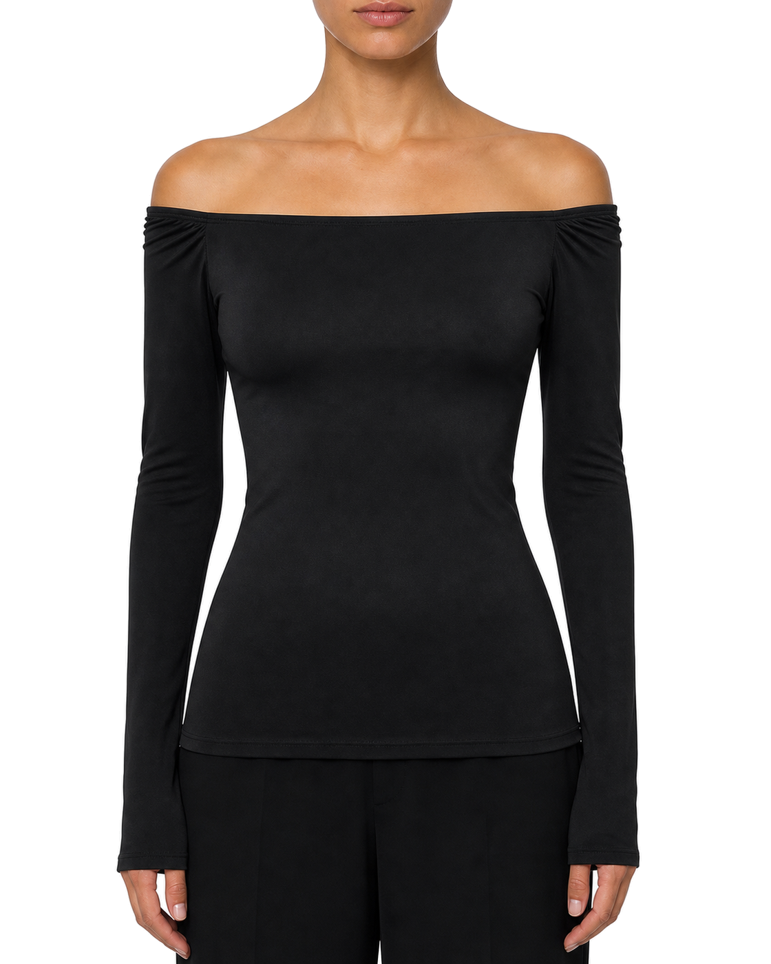 Negative Slink Top in Black - view 3