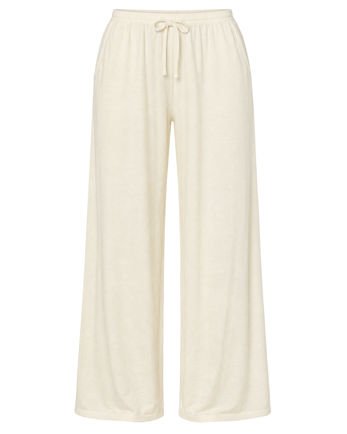 Negative Fino Featherweight Cashmere Track Pant in Cream - view 1
