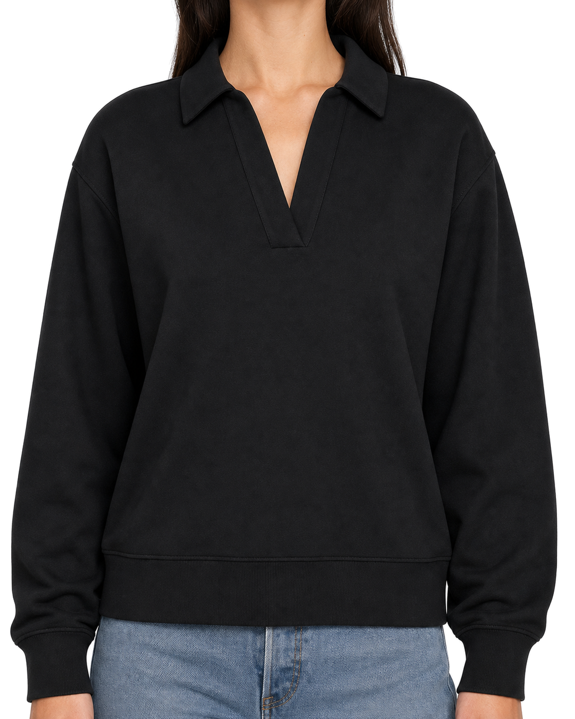 Negative Club Pullover in Black - view 3