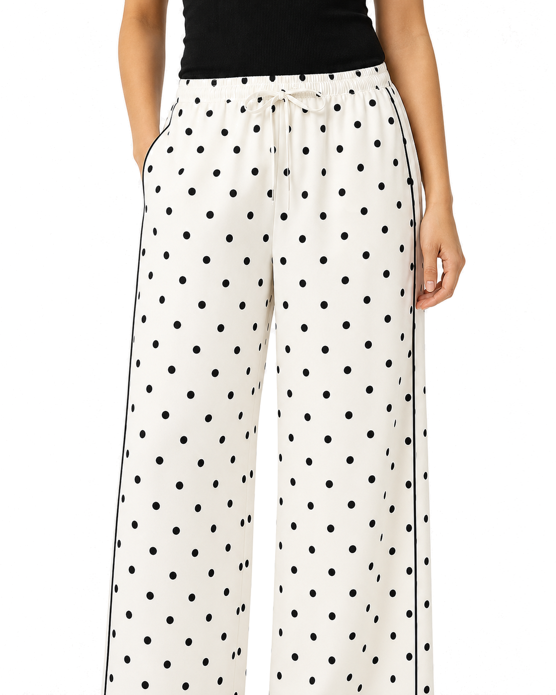 Negative Supreme Track Pant in Black Dot - view 3
