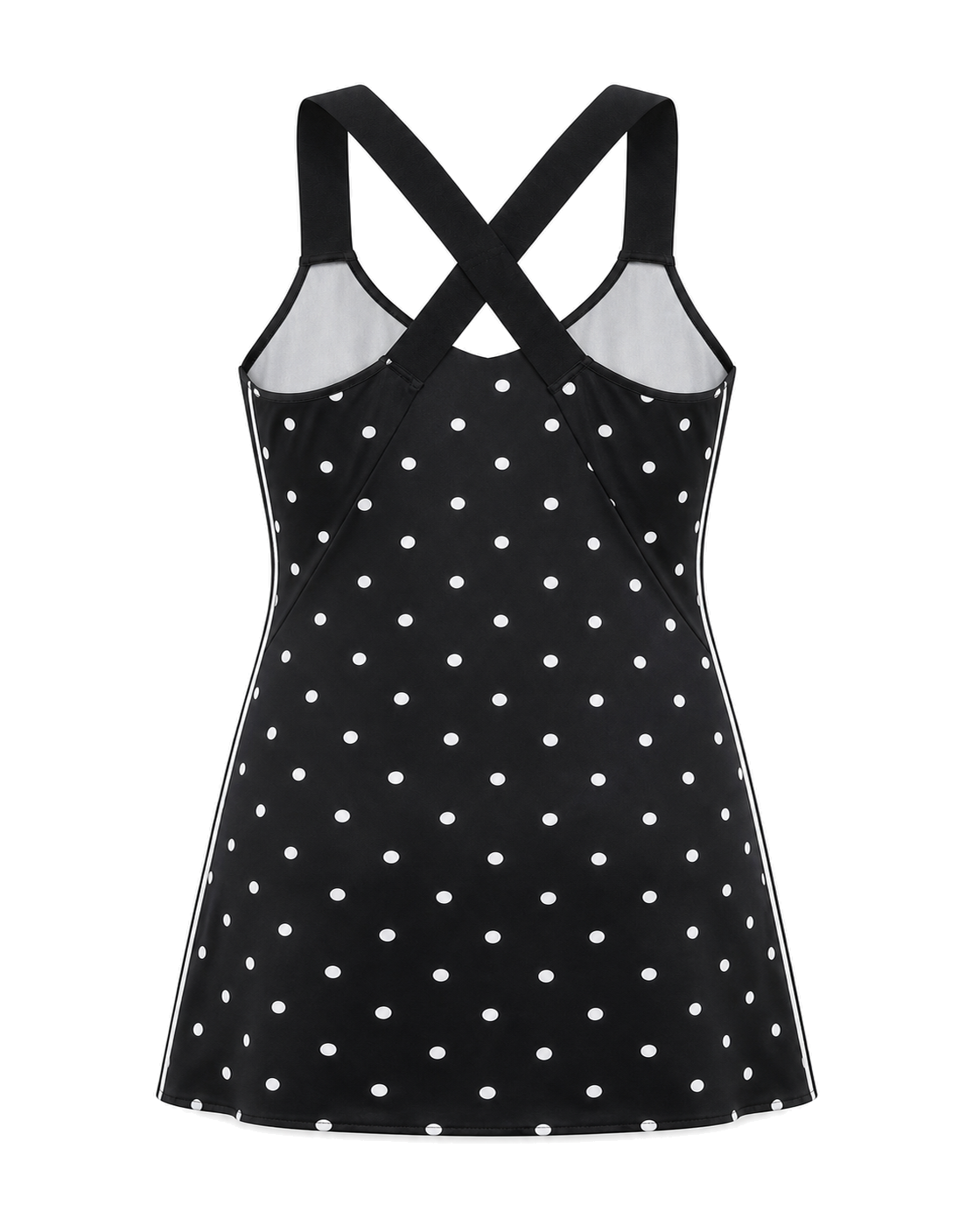 Negative Supreme Mini Slip Dress in White Dot - view 2