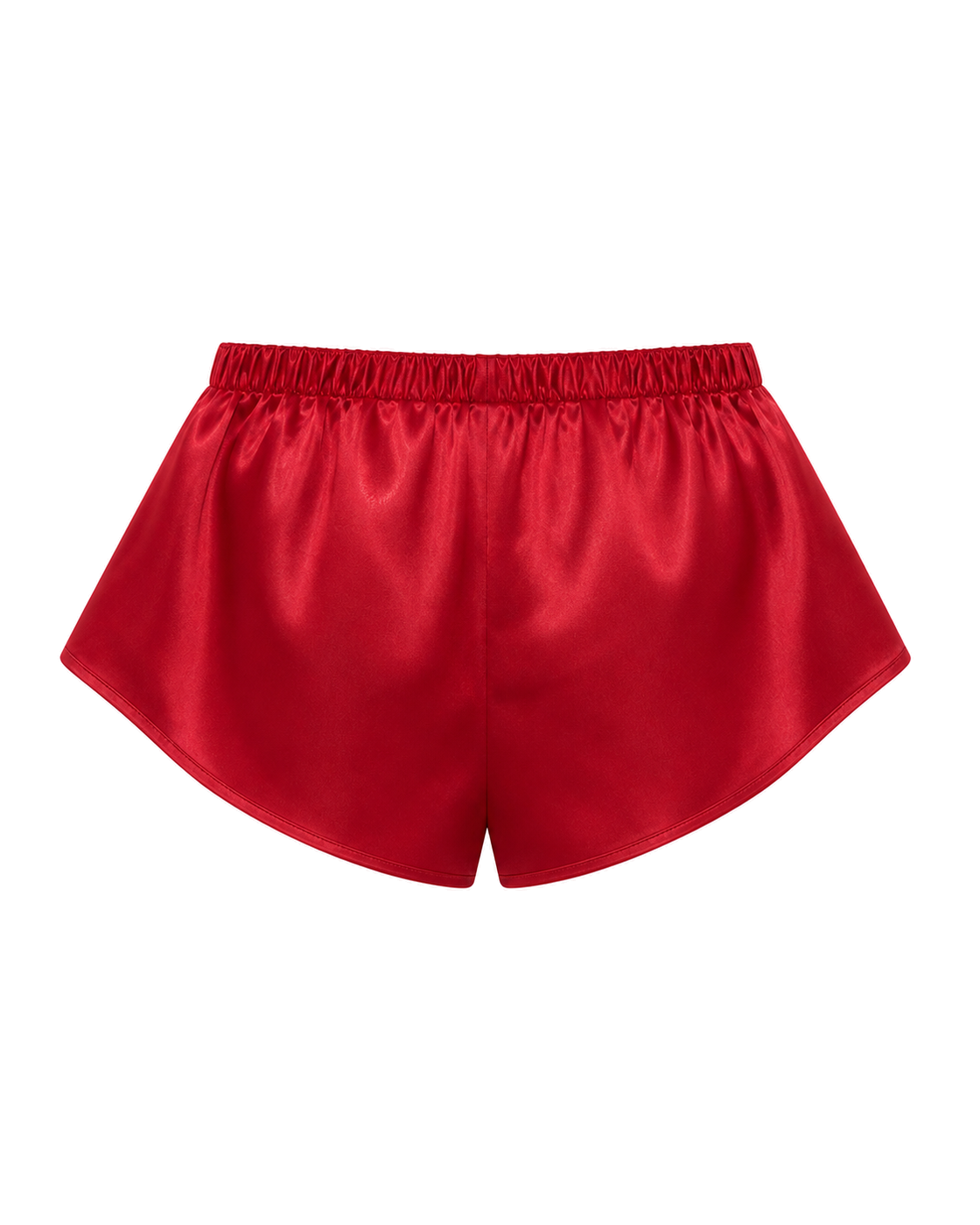 Negative Eclipse Washable Silk Mini Short in Cerise - view 2