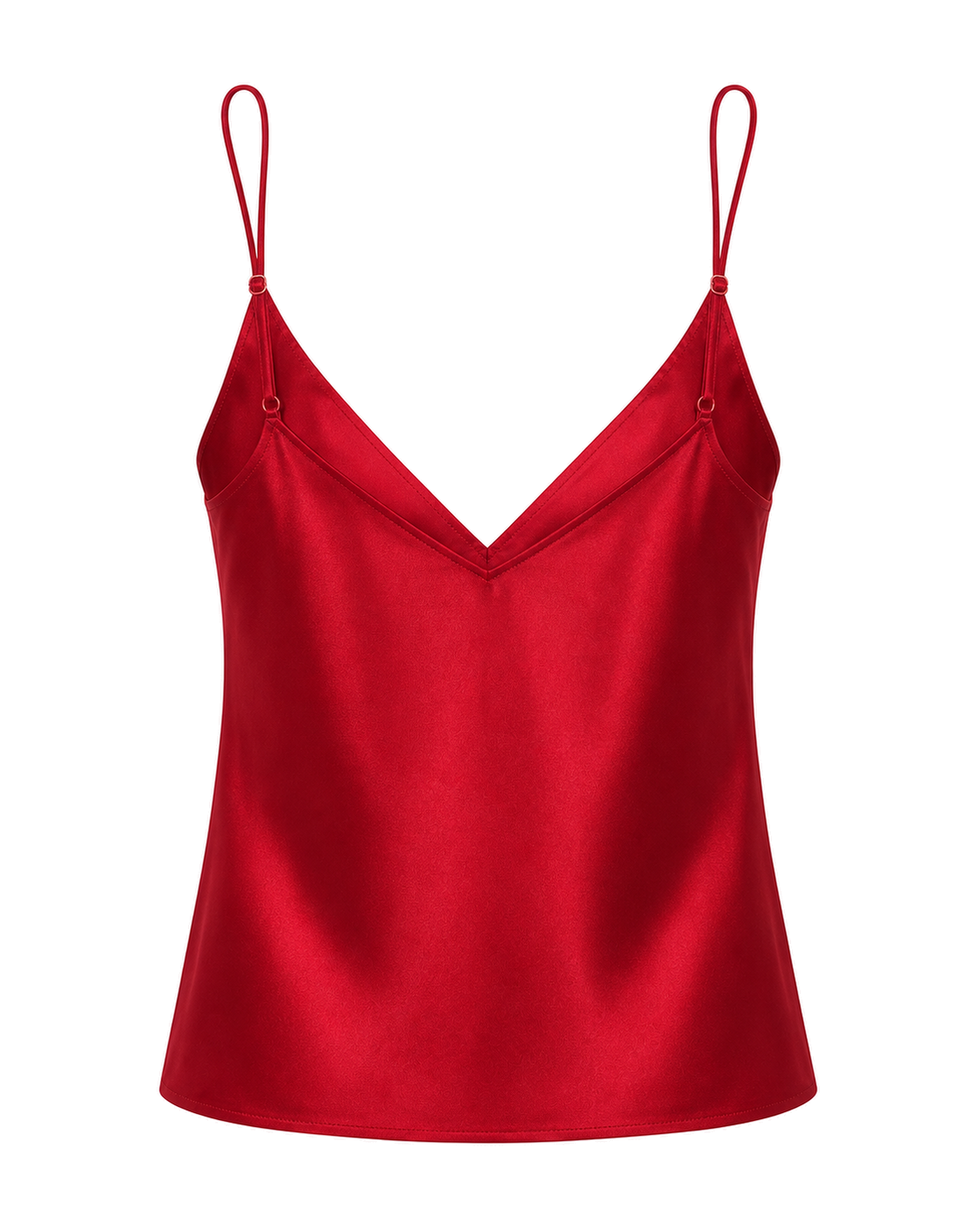 Negative Eclipse Washable Silk Cami in Cerise - view 2