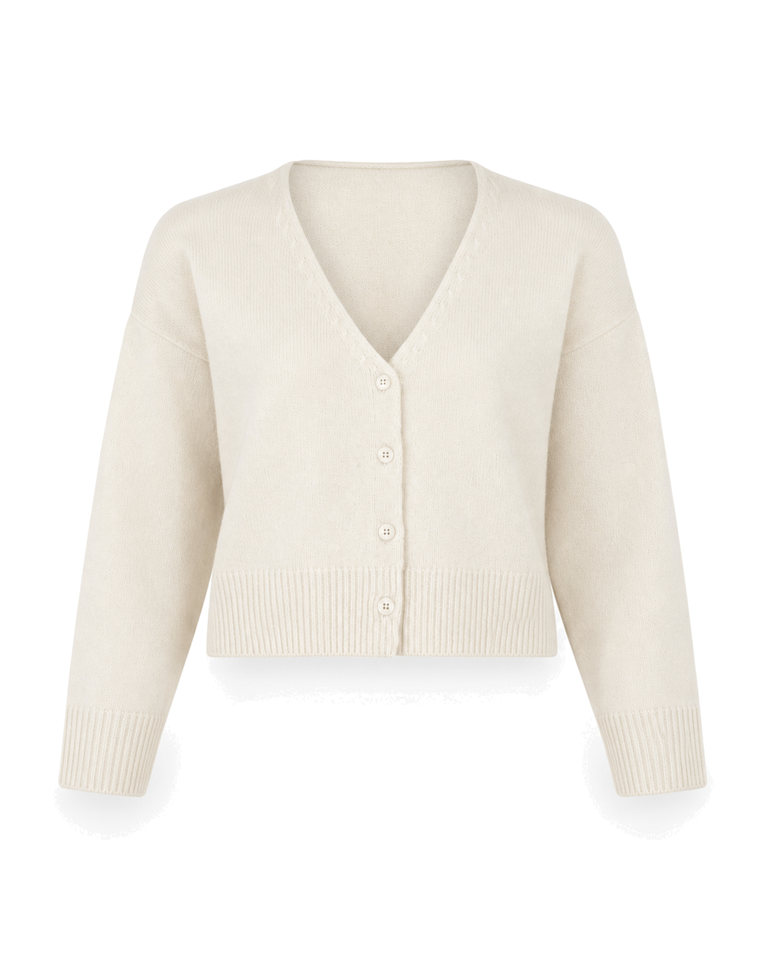 Negative Cashmere Cardi in Cream - view 1