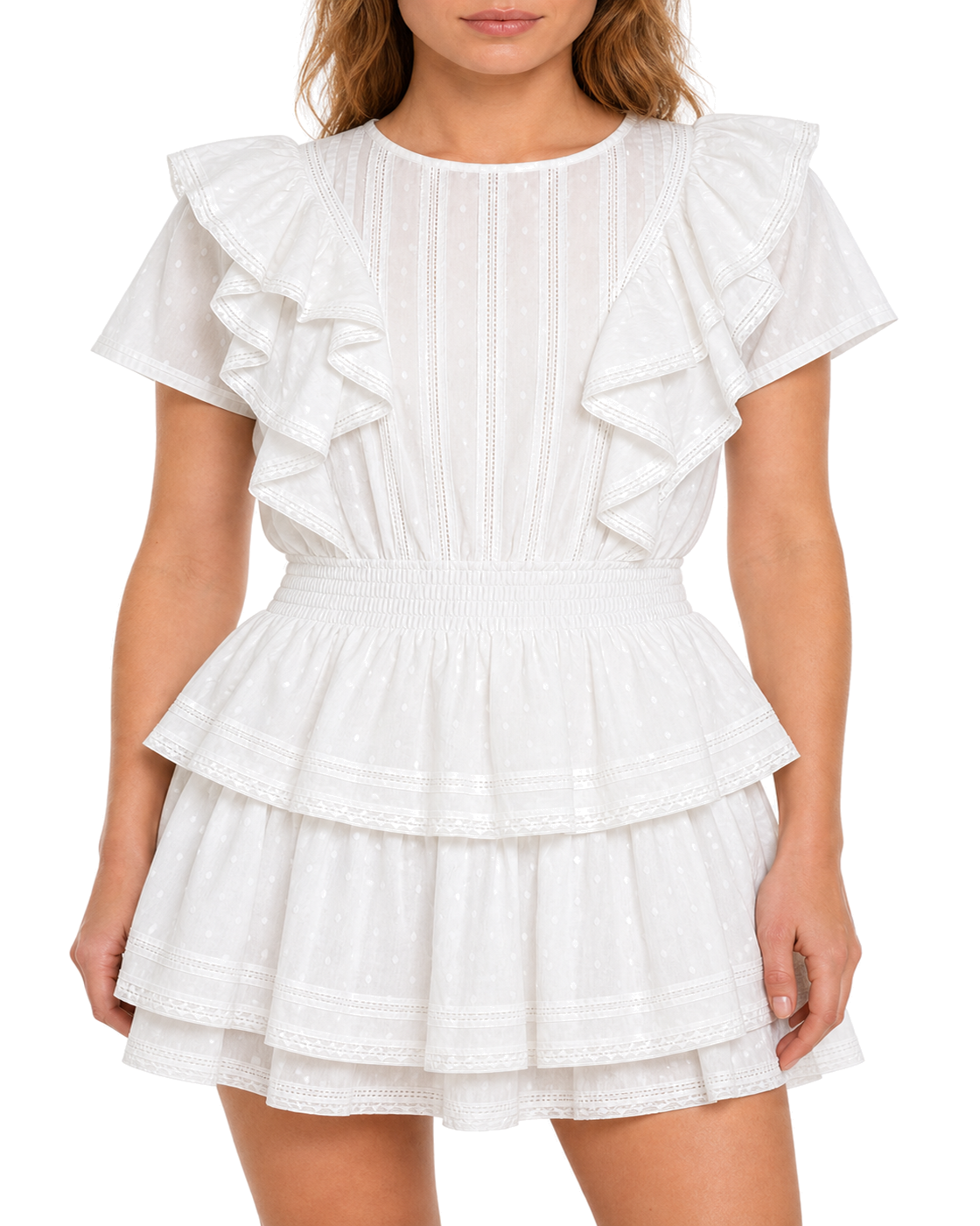LoveShackFancy Natasha Heritage Mini Dress - view 3