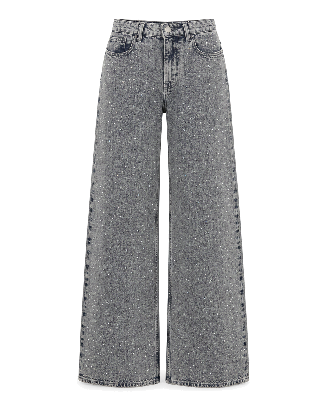 Good American GOOD SKATE WIDE CRYSTAL JEANS - view 1