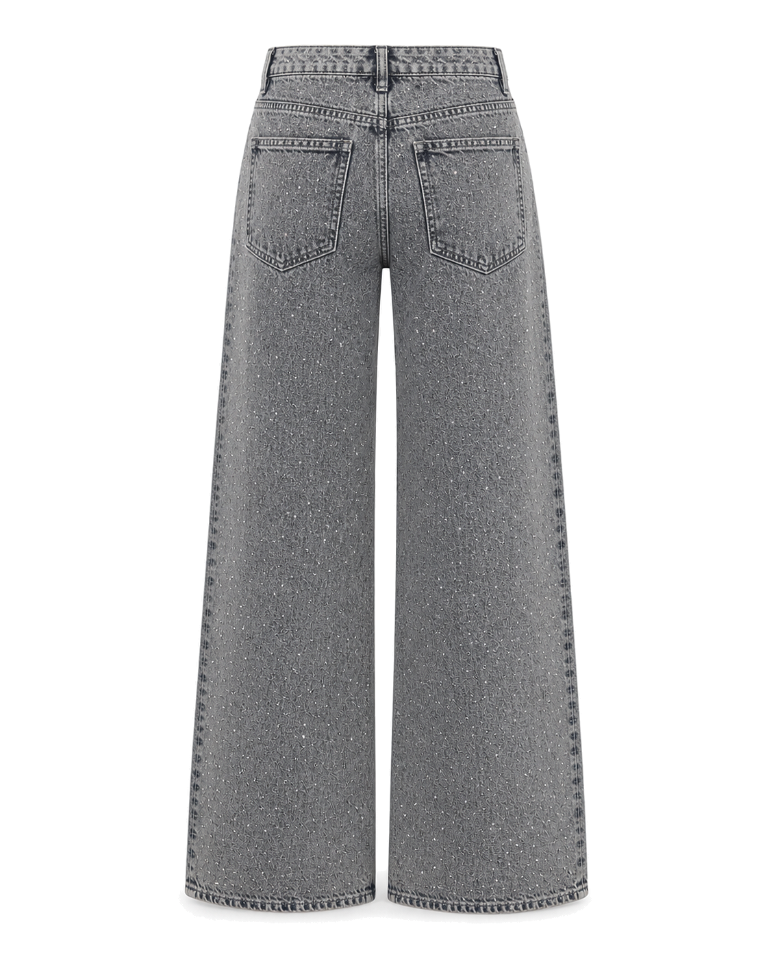 Good American GOOD SKATE WIDE CRYSTAL JEANS - view 2