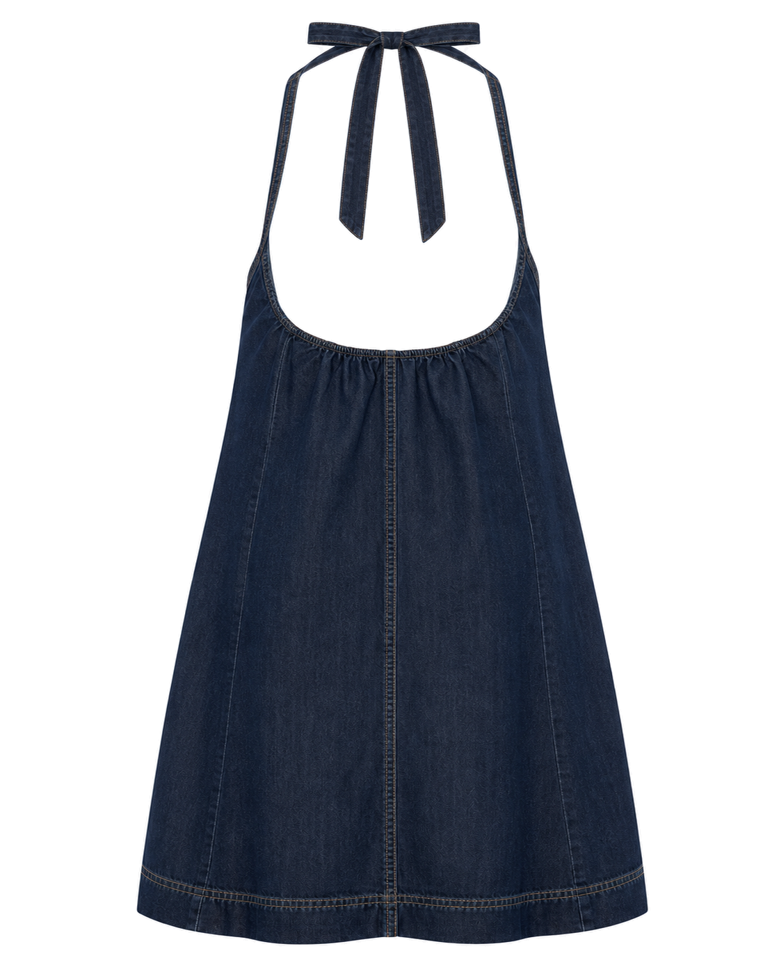 Good American DENIM HALTER SHIFT DRESS - view 2