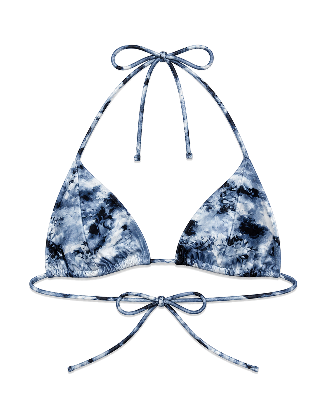 Good American PRINT STRING BIKINI TOP | BLUE ANGEL PRINT - view 1