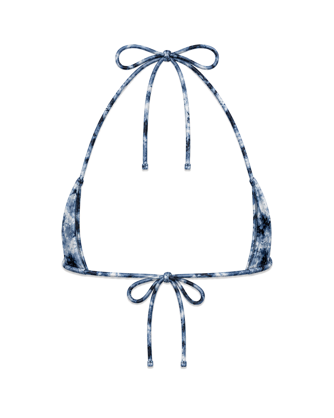 Good American PRINT STRING BIKINI TOP | BLUE ANGEL PRINT - view 2