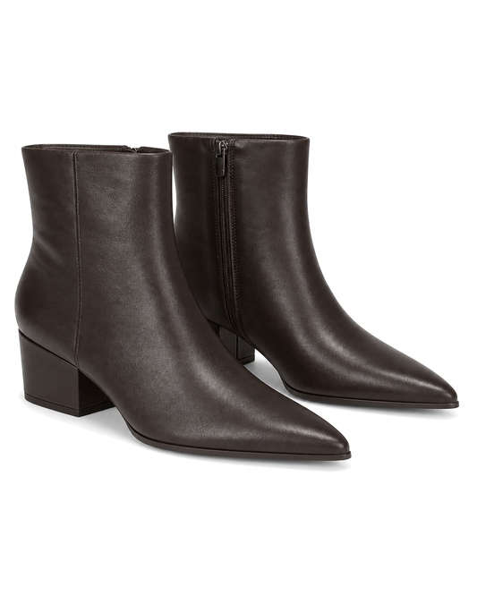 Nine West Savie Block Heel Ankle Leather Booties - view 1